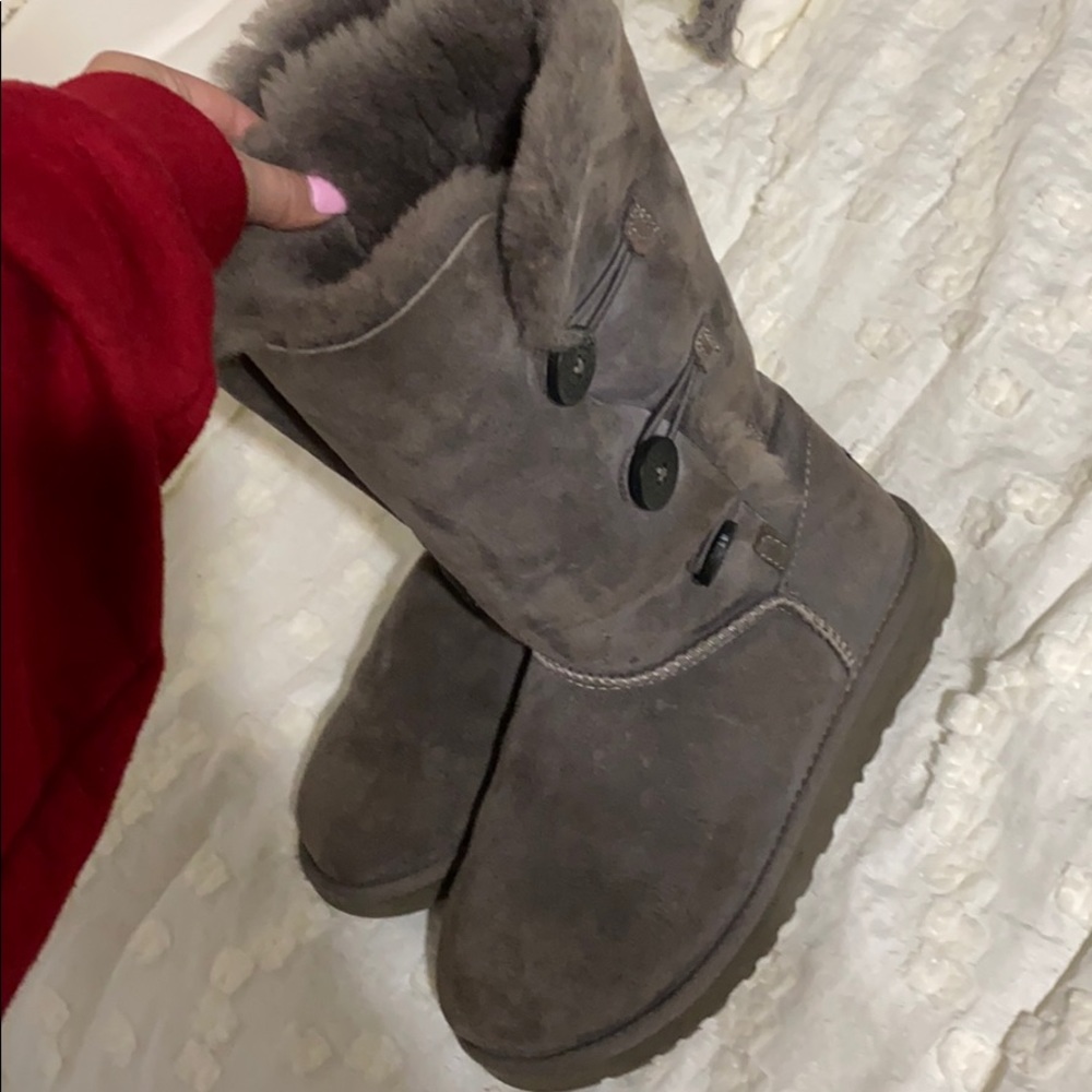 Grey Button Ugg’s
